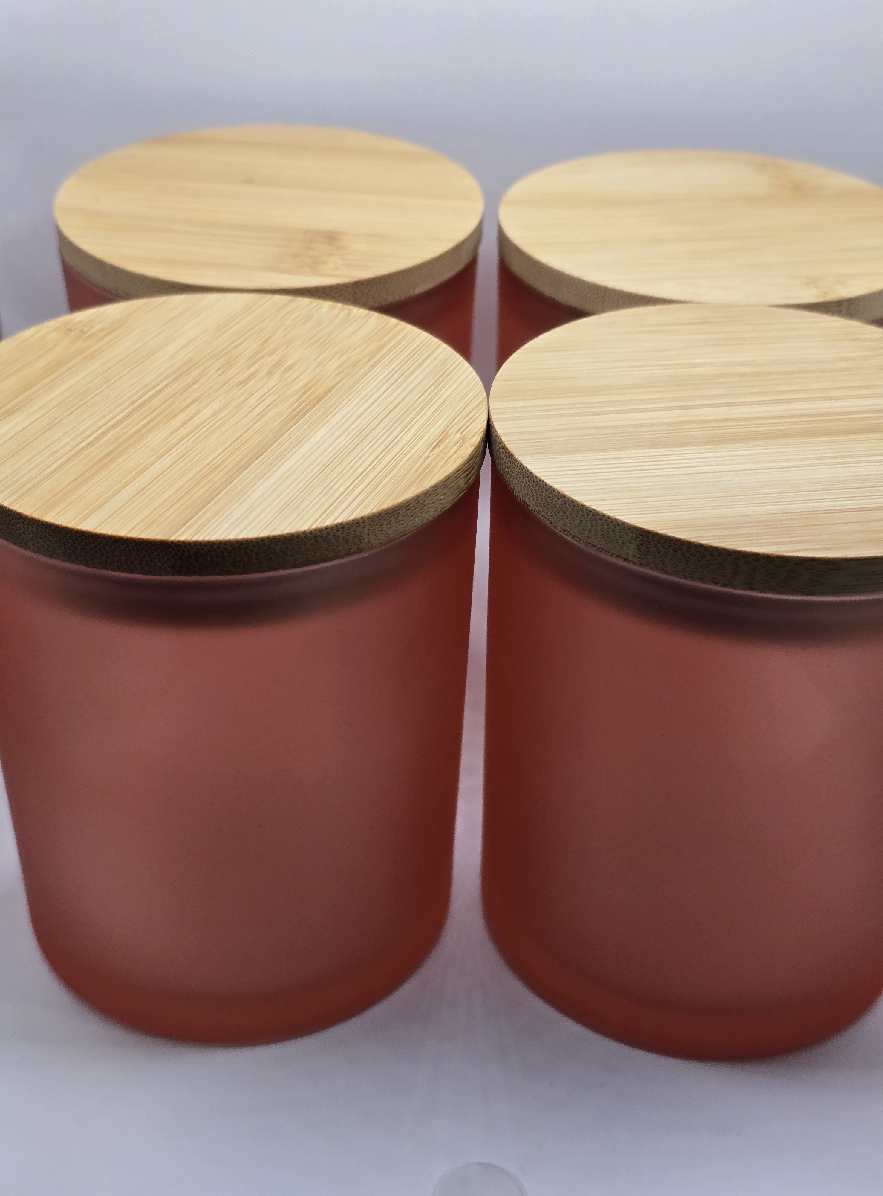 12 oz glass jar soy candle with natural wax - Candles Made By Paula

