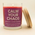 Japanese Cherry Blossom aromatherapy candle - Calm Your Chaos collection
