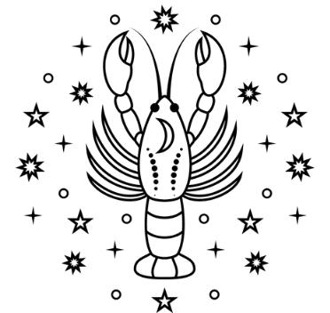 Cancer zodiac candle in silver - water sign aromatherapy candle for June 21 to July 22