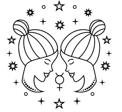 Gemini zodiac candle in yellow - air sign aromatherapy candle for May 21 to June 20