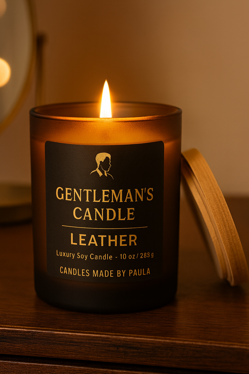 The Gentleman's Candle Line "Leather"