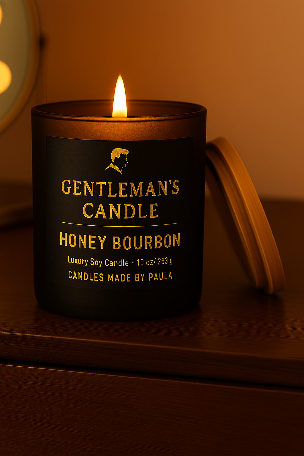 The Gentleman's Candle Line "Honey Bourbon"