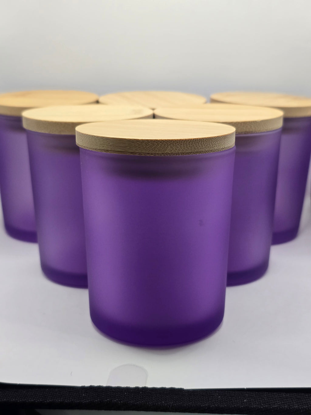 Premium 7 oz glass jar candle - eco-friendly soy wax
