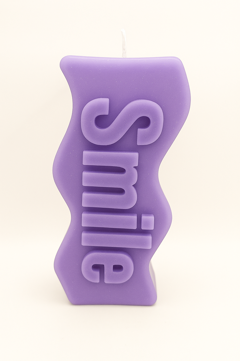 💜 Purple Smile Candle – Uplifting Positivity Candle