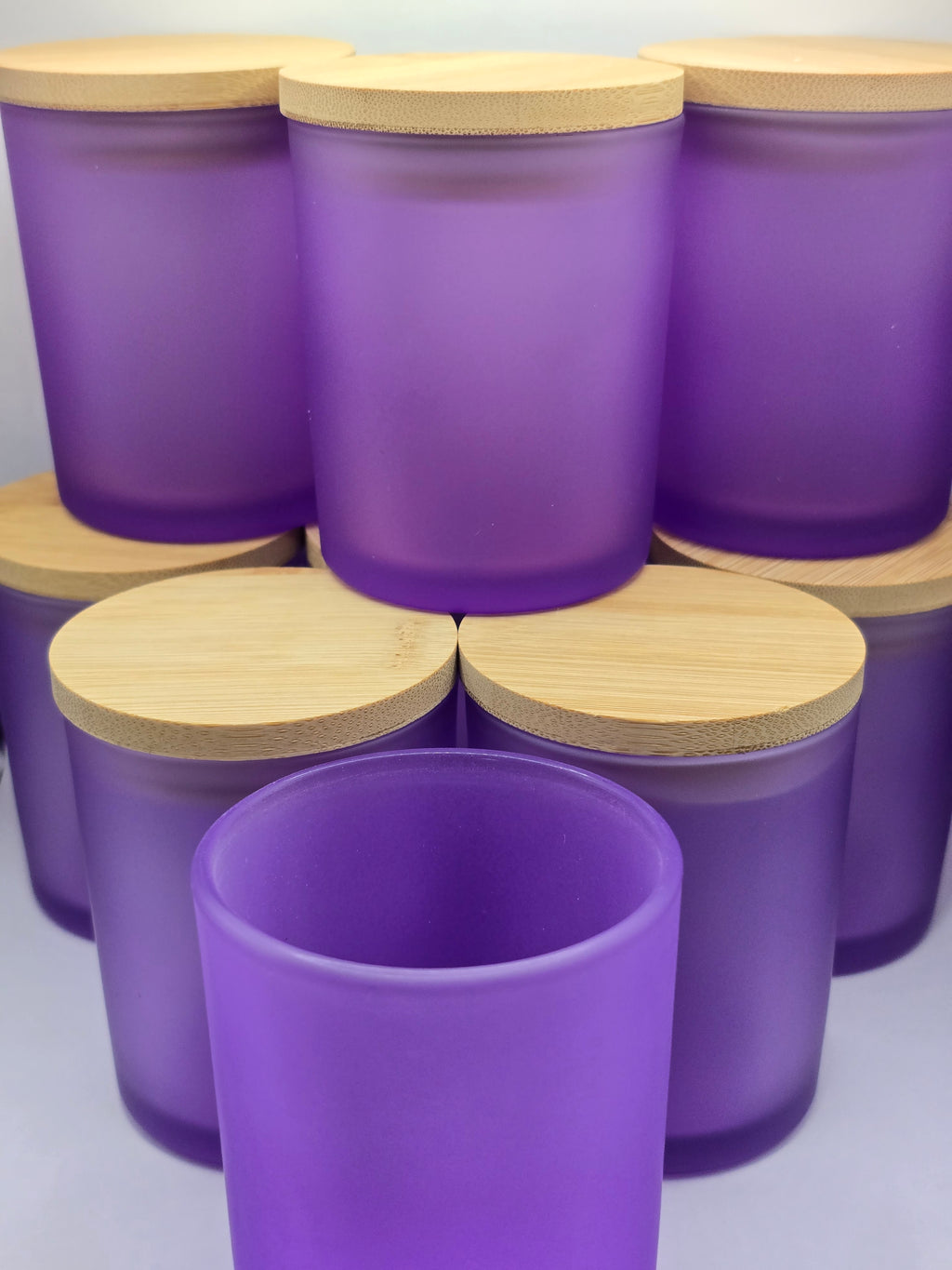 Natural soy candle 7 oz in glass container - clean burn

