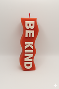 ❤️ Red Be Kind Candle – Inspirational Message Candle